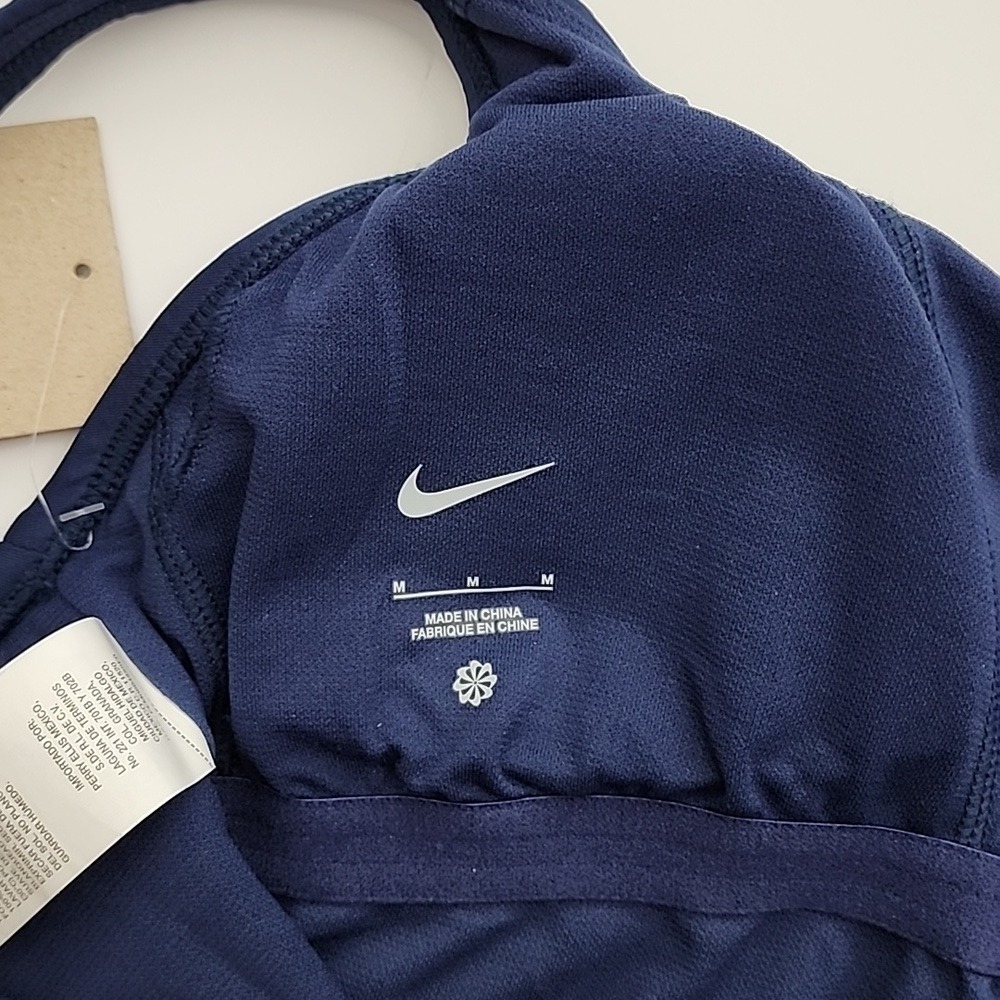NWT Nike Women's One Piece Scoop Back Performance Swimsuit Navy Medium - Picture 10 of 15